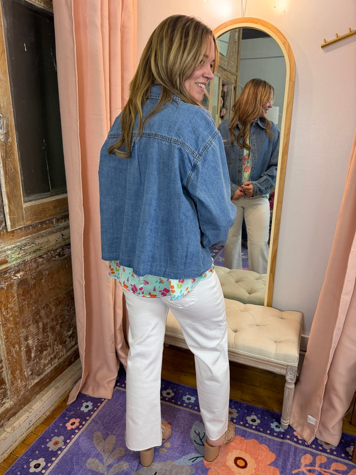 Free Spirit Denim Shacket