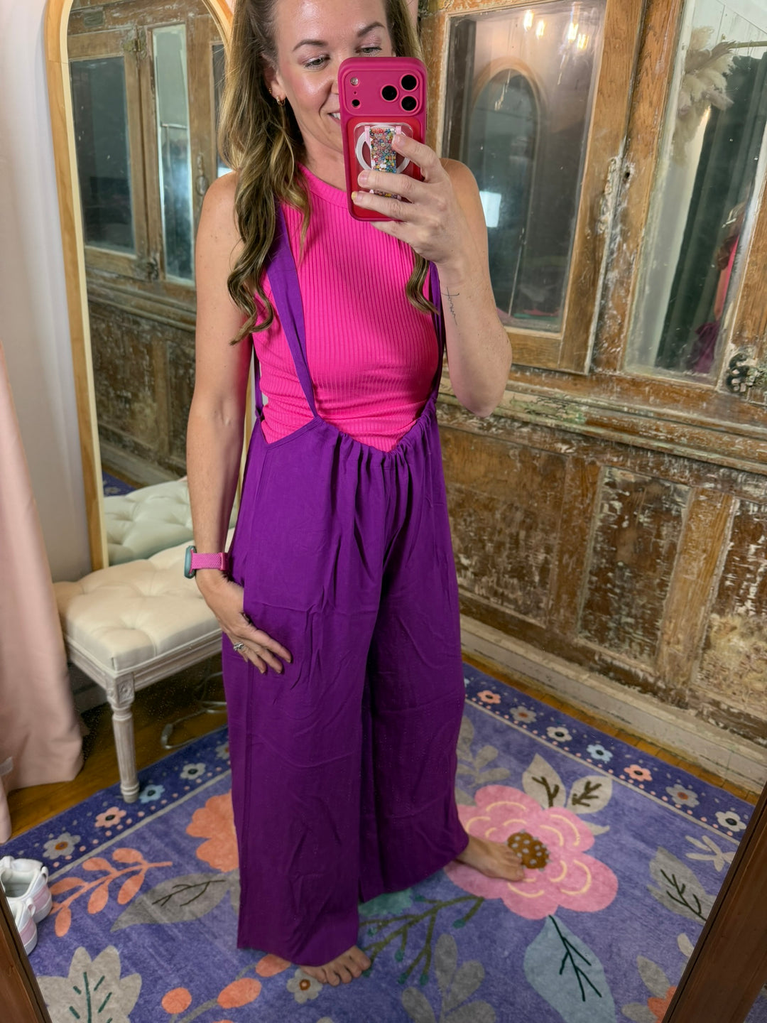 Plum Perfect Wide Leg Jumpsuit