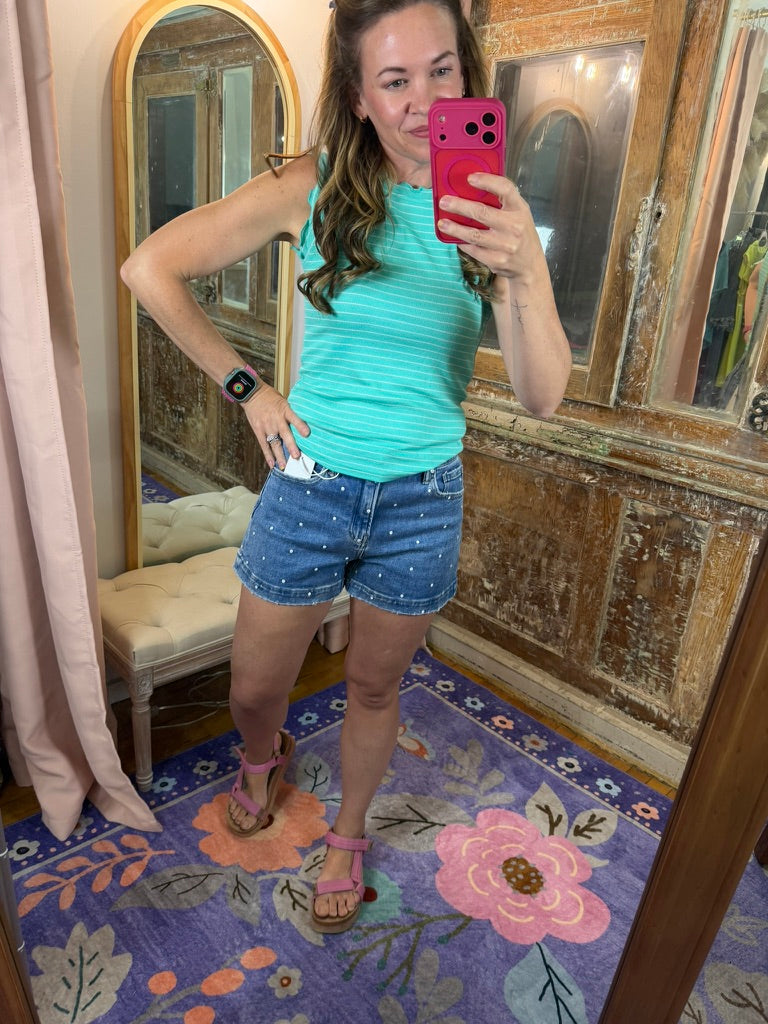 Coastal Breeze Ruffle Tank