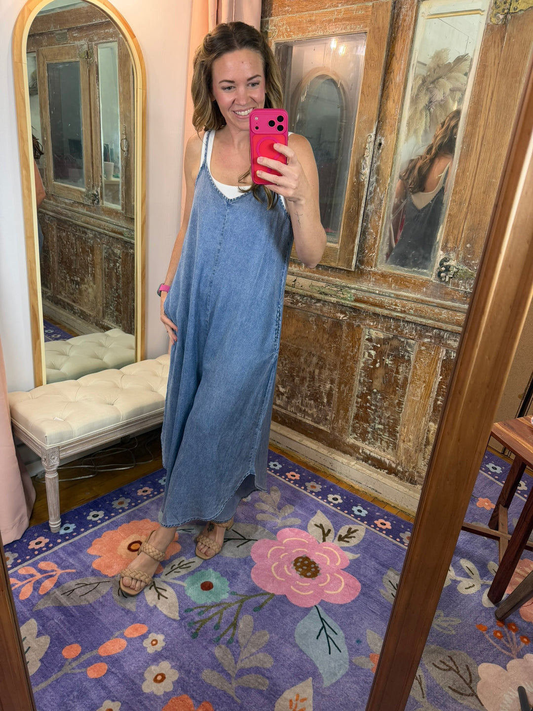 Blue Skies Chambray Jumpsuit ☁️💙