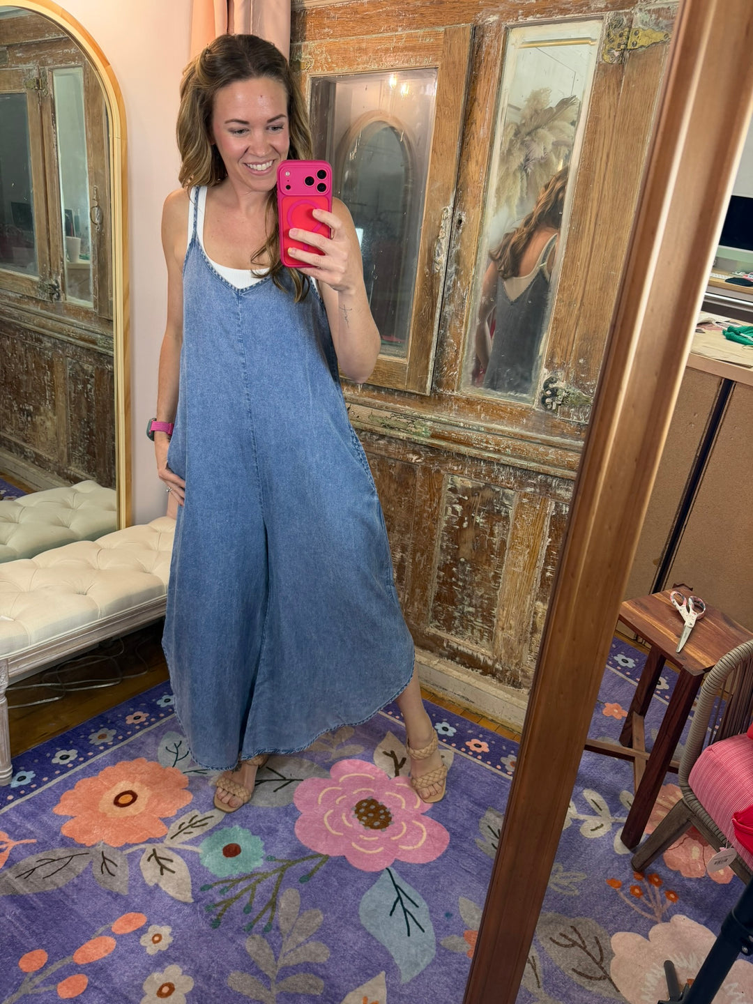 Blue Skies Chambray Jumpsuit ☁️💙