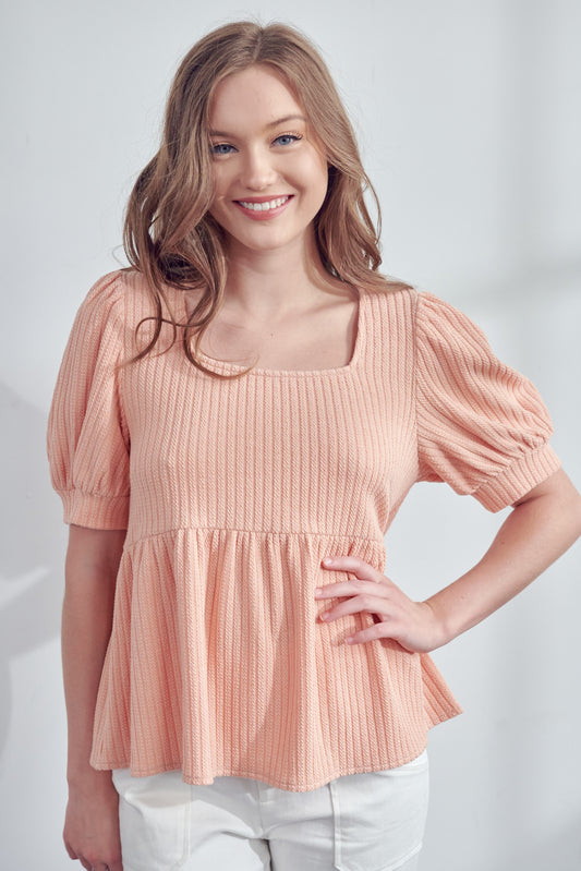 Peach Blouse