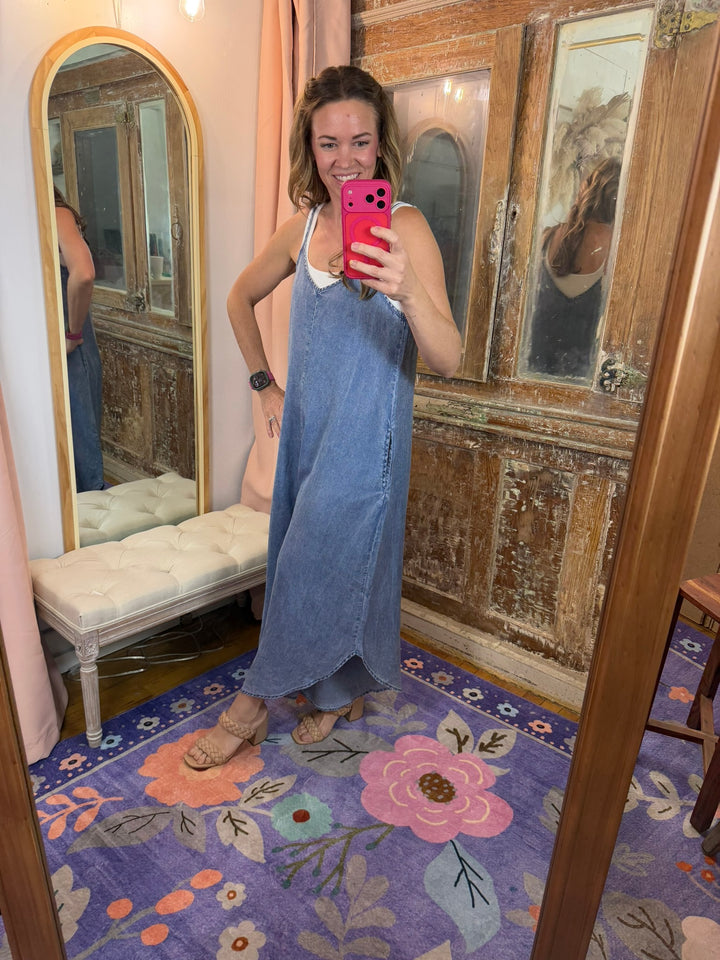 Blue Skies Chambray Jumpsuit ☁️💙