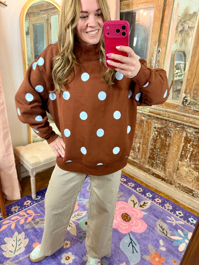 Good Day 2-Sided Mock Sweatshirt