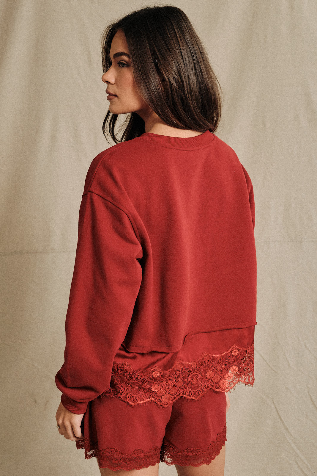Lace After Hours Sweatshirt