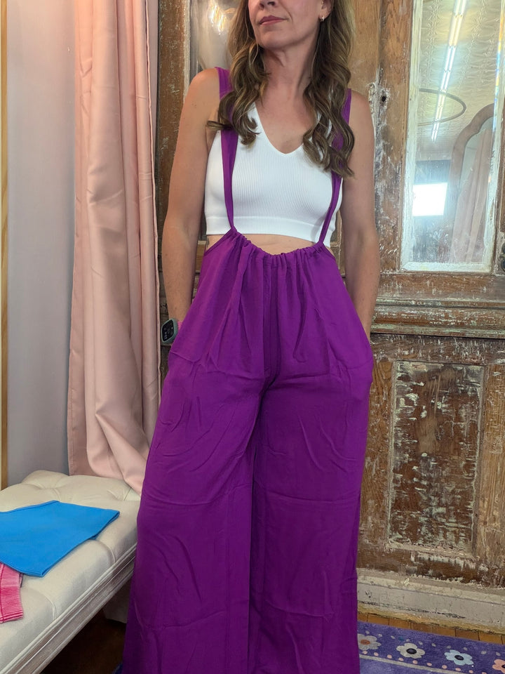 Plum Perfect Wide Leg Jumpsuit