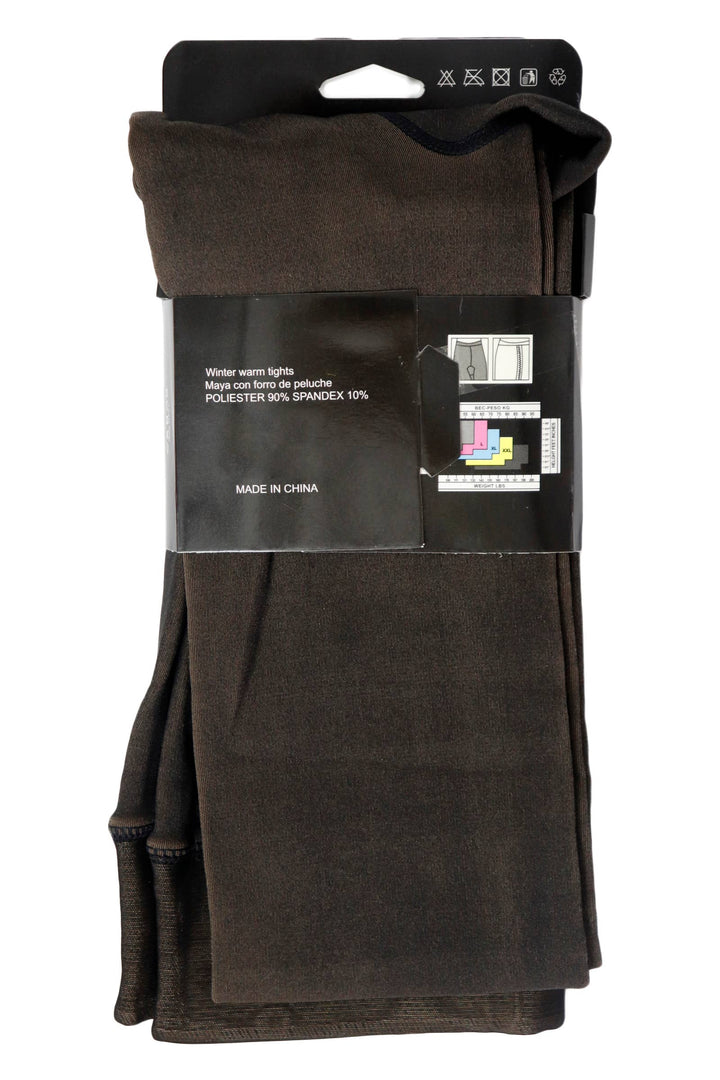 Women's Fake Sheer Fleece Lined Pantyhose Tights: NUDE / ONE SIZE