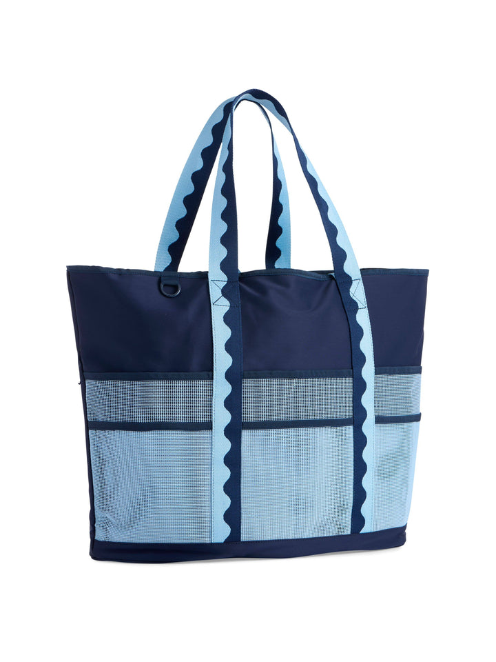 CAMDEN NEOPRENE TOTE: NAVY