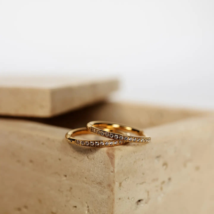Graced in Gold Hoop