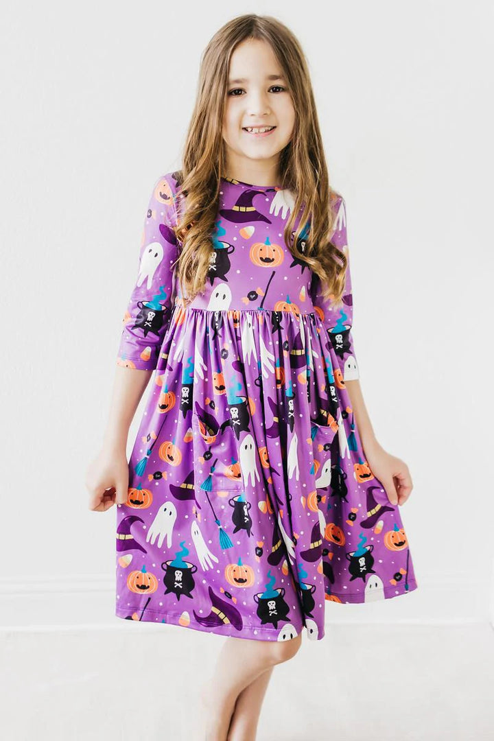 No Tricks, Just Treats Twirl Dress