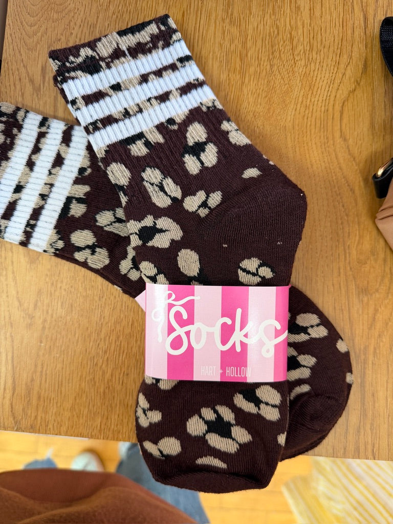 Wild Spot Crew Socks