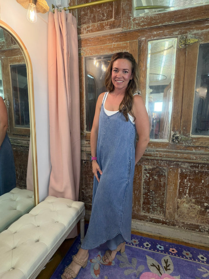 Blue Skies Chambray Jumpsuit ☁️💙