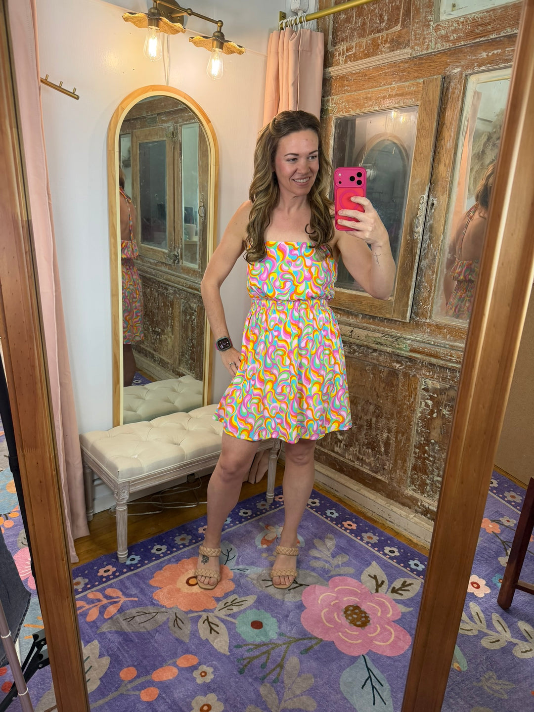 Groovy Girl Mini Dress 🌈✨