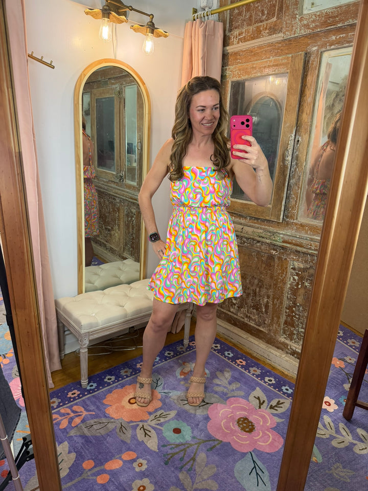 Groovy Girl Mini Dress 🌈✨