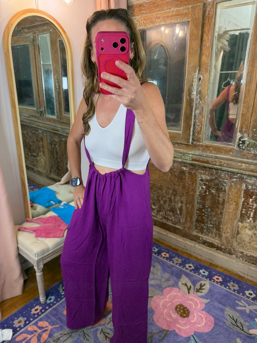 Plum Perfect Wide Leg Jumpsuit