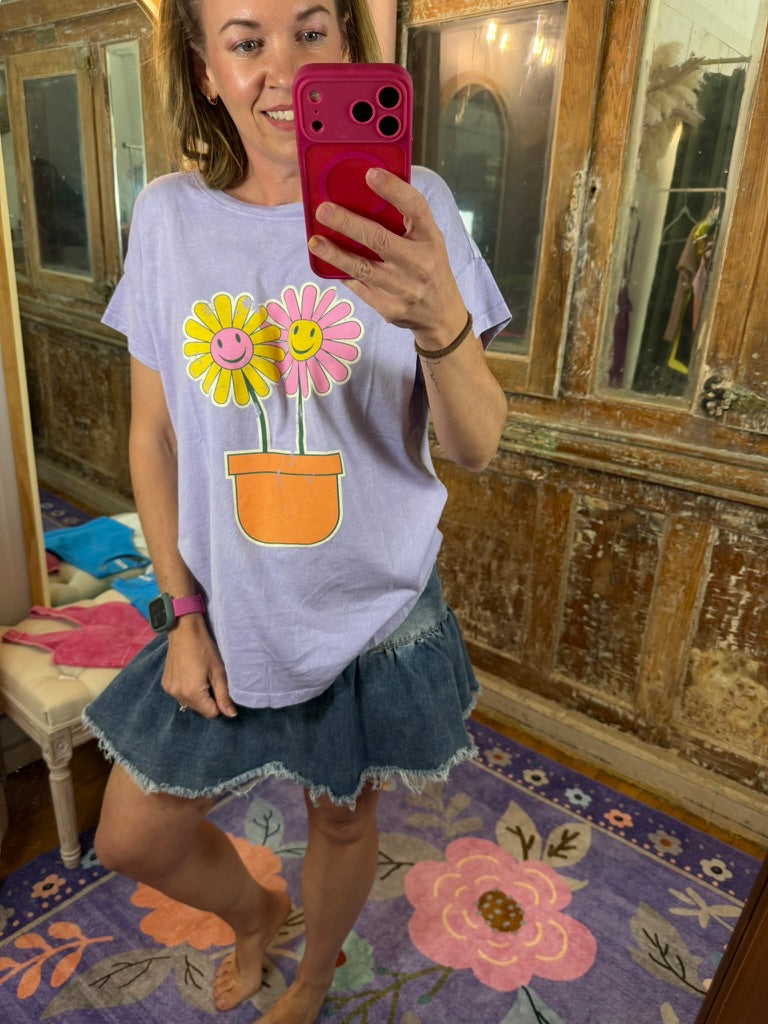 Sunshine Bloom Graphic Tee