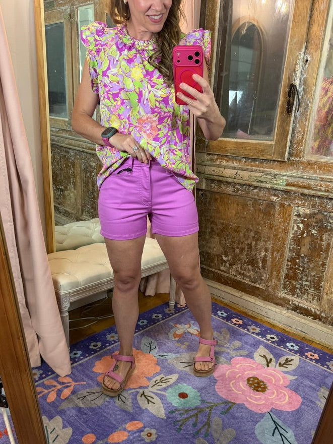 Bold Basics Shorts - Mauve
