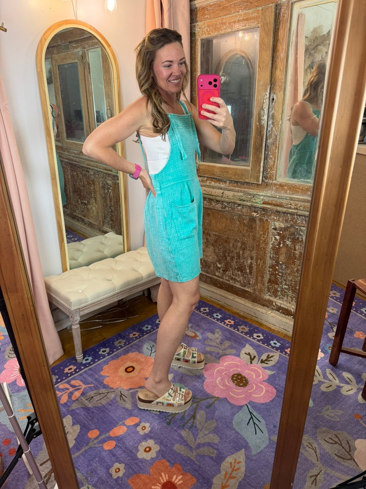 Easy Days Gauze Romper - Blue