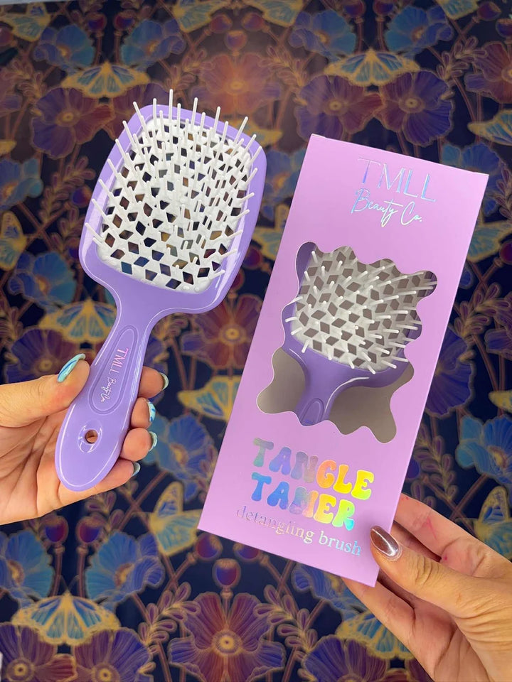 TMLL Tangle Tamer Hair Brush - Purple