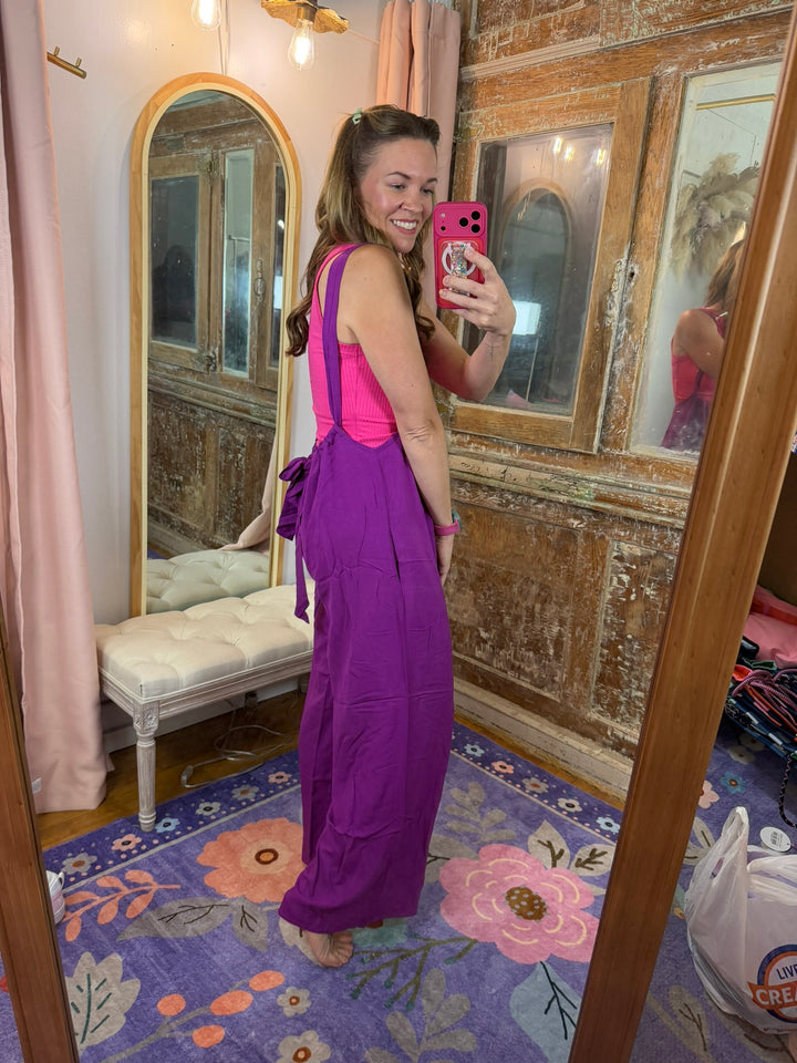 Plum Perfect Wide Leg Jumpsuit