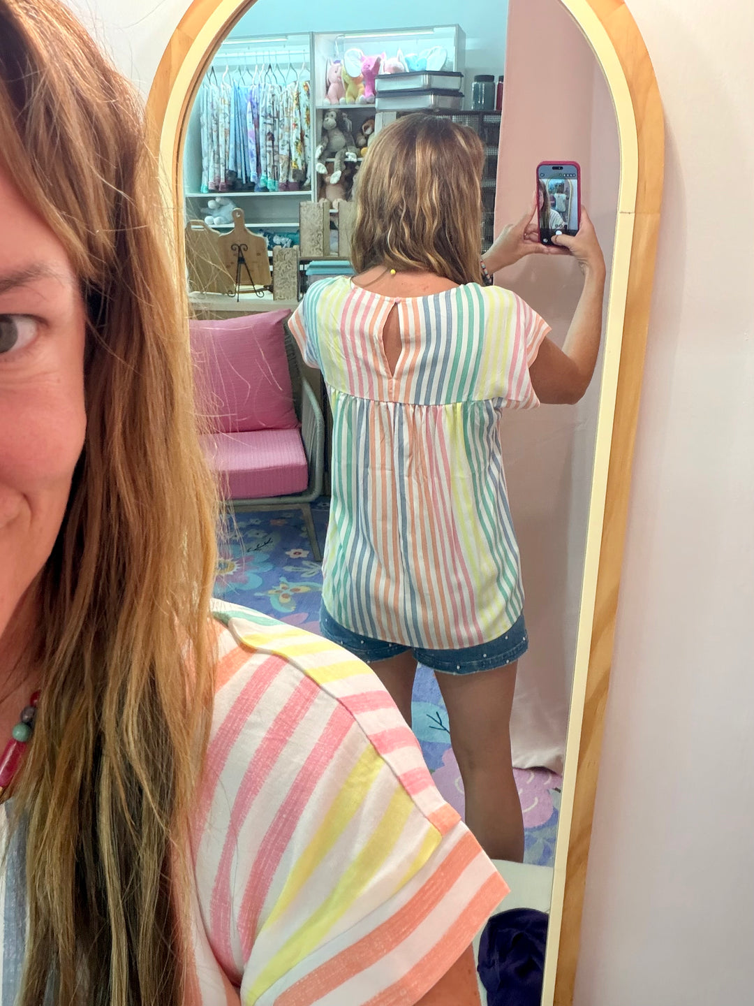 Chasing Sunshine Rainbow Top