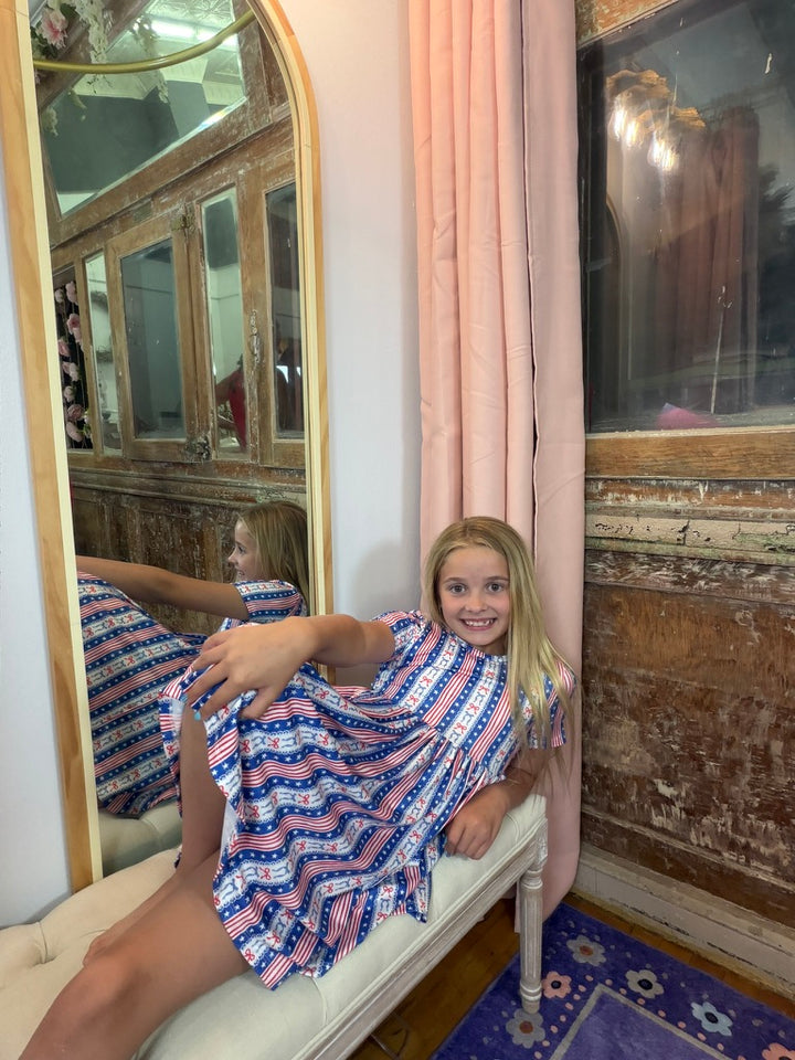 All American Girl Pocket Twirl Dress