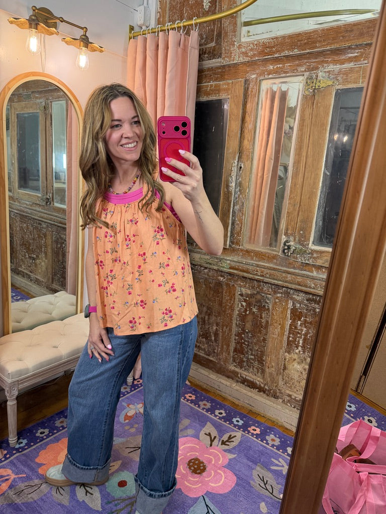 Peach Blossom Breeze Top
