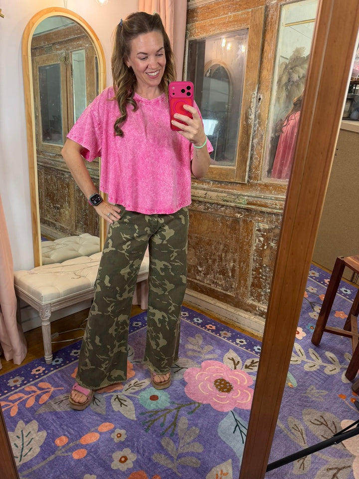 Main Character Camo Jeans