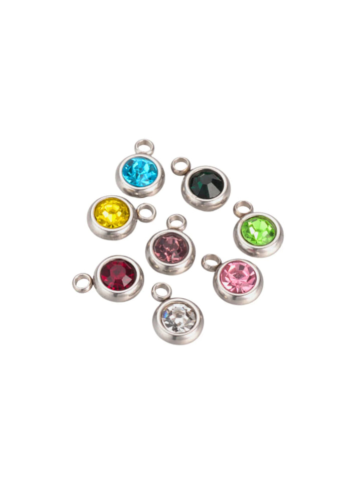 Silver Rhinestone Charm | Assorted