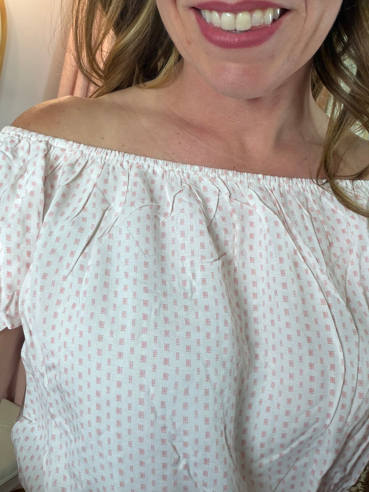Pink Lemonade Puff Top 🍋🌸
