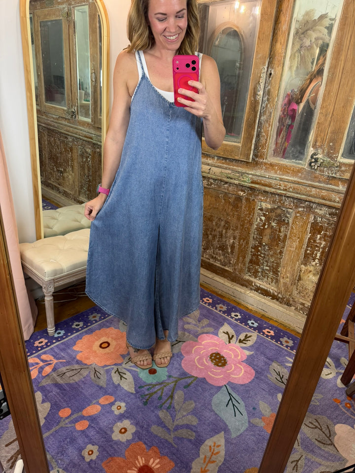 Blue Skies Chambray Jumpsuit ☁️💙