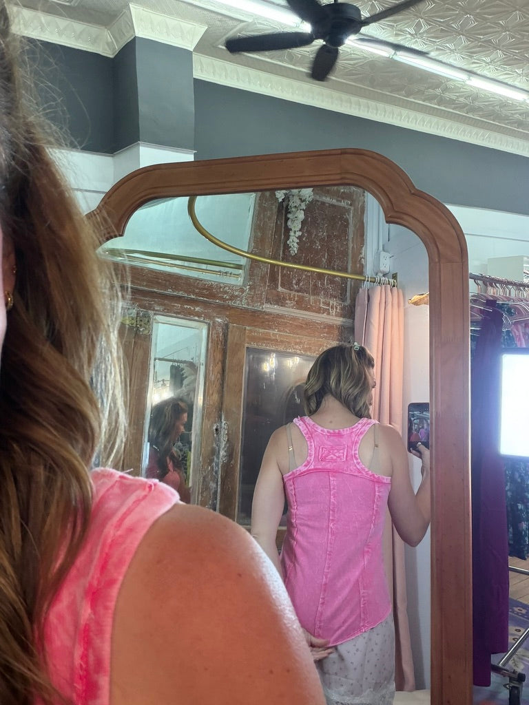 Fuchsia Fade Mineral Tank