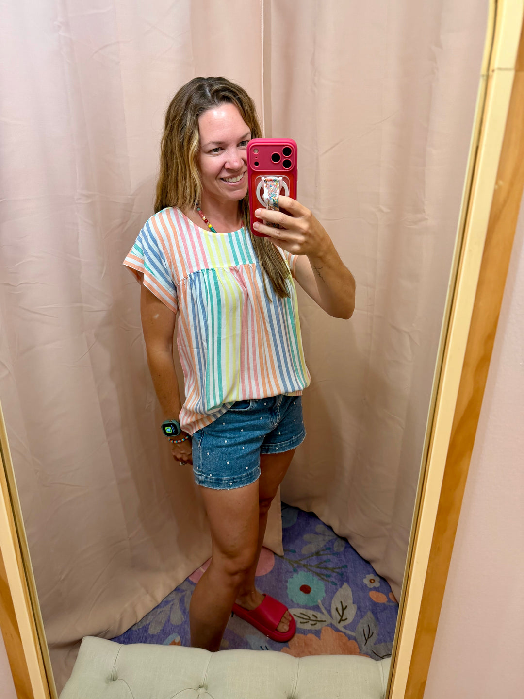 Chasing Sunshine Rainbow Top