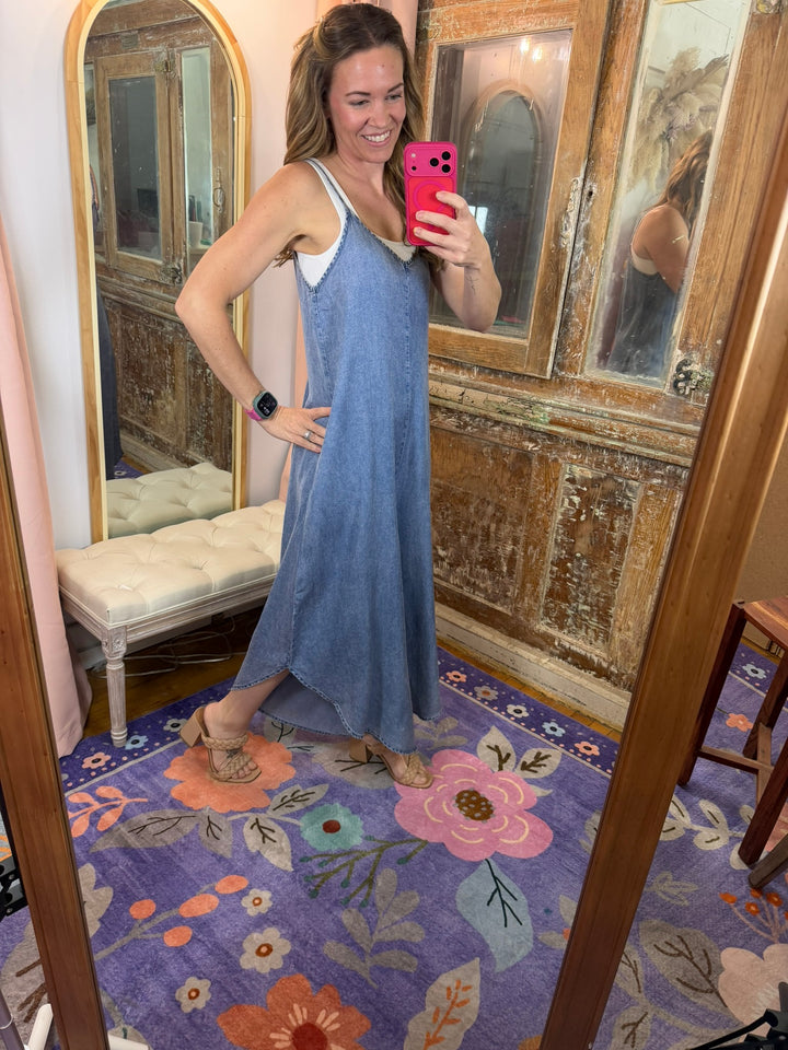 Blue Skies Chambray Jumpsuit ☁️💙
