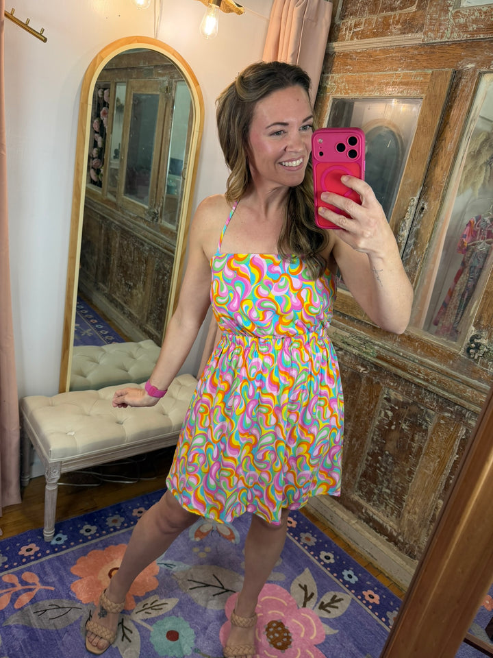 Groovy Girl Mini Dress 🌈✨