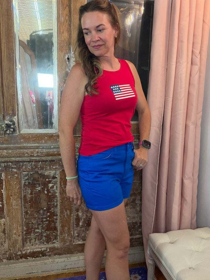 Bold Basics Shorts - Blue