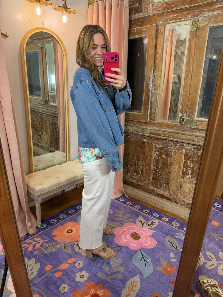 Free Spirit Denim Shacket