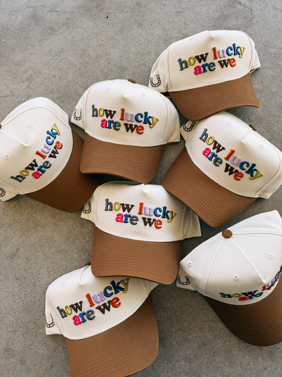 How Lucky Are We Trucker Hat