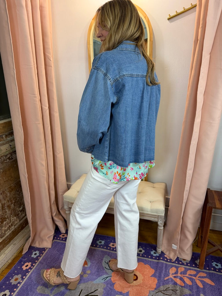 Free Spirit Denim Shacket