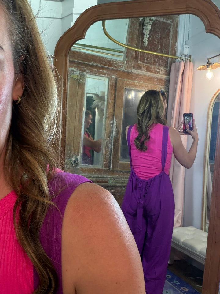 Plum Perfect Wide Leg Jumpsuit