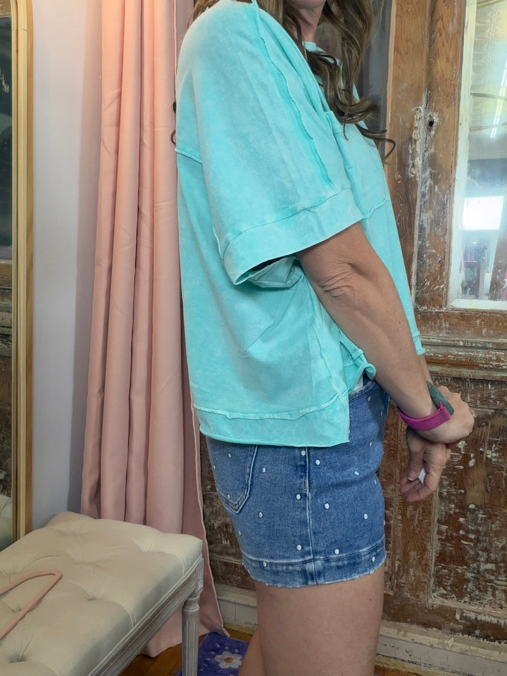Seaside Washed Pocket Tee