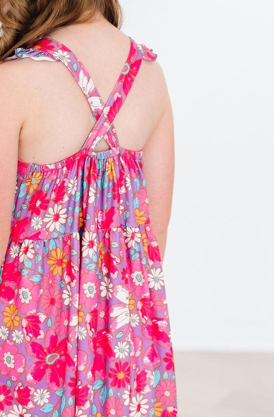 Island Bloom Cross Back Dress