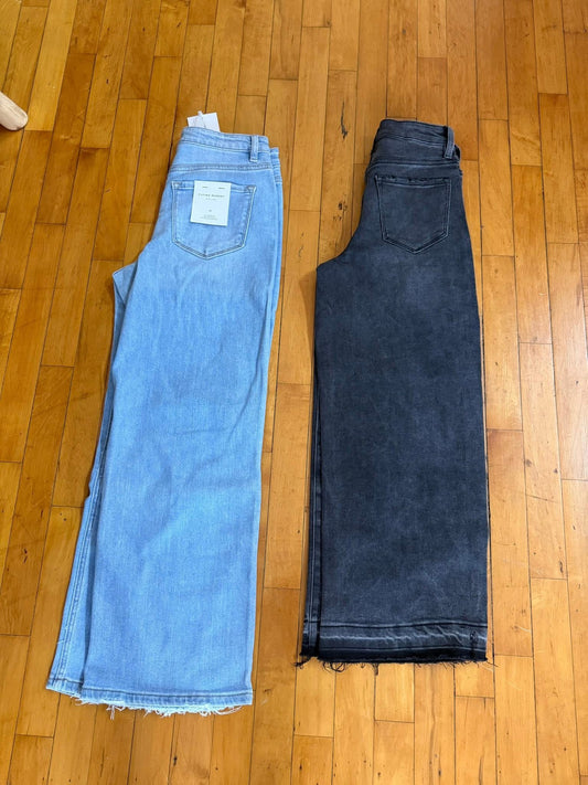 Black Wide Leg Jeans