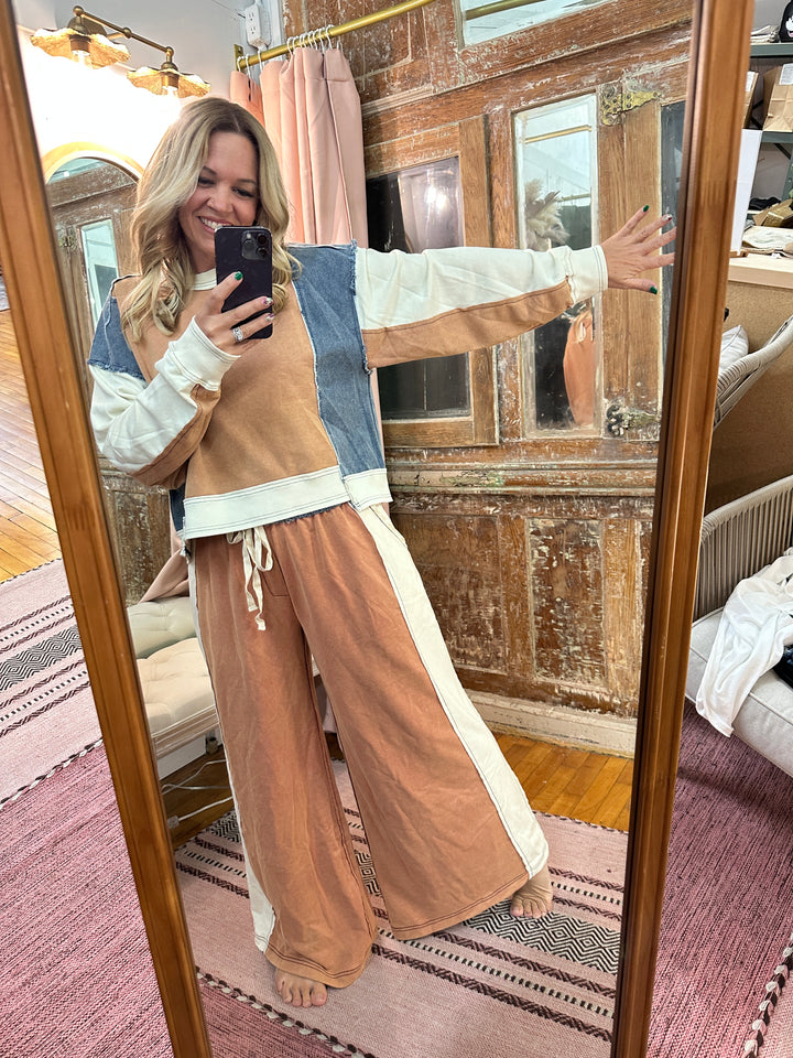 Cinnamon Block Sweatshirt