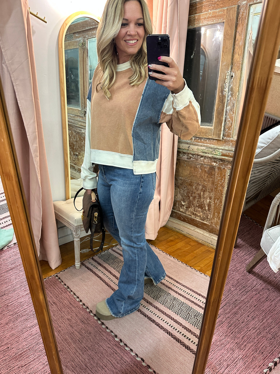 Lovervet Slant Cut Flare Hem