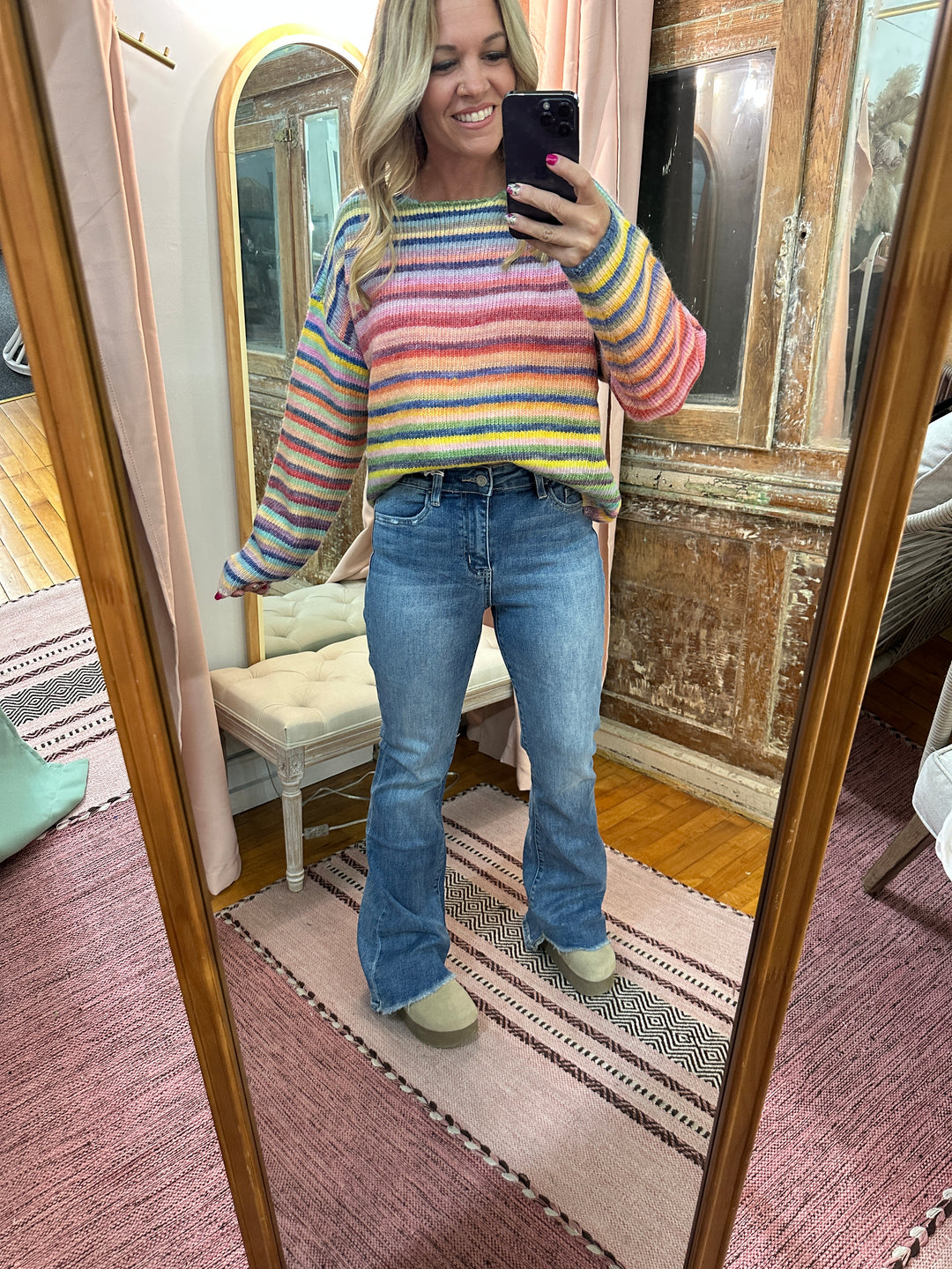 Lovervet Slant Cut Flare Hem