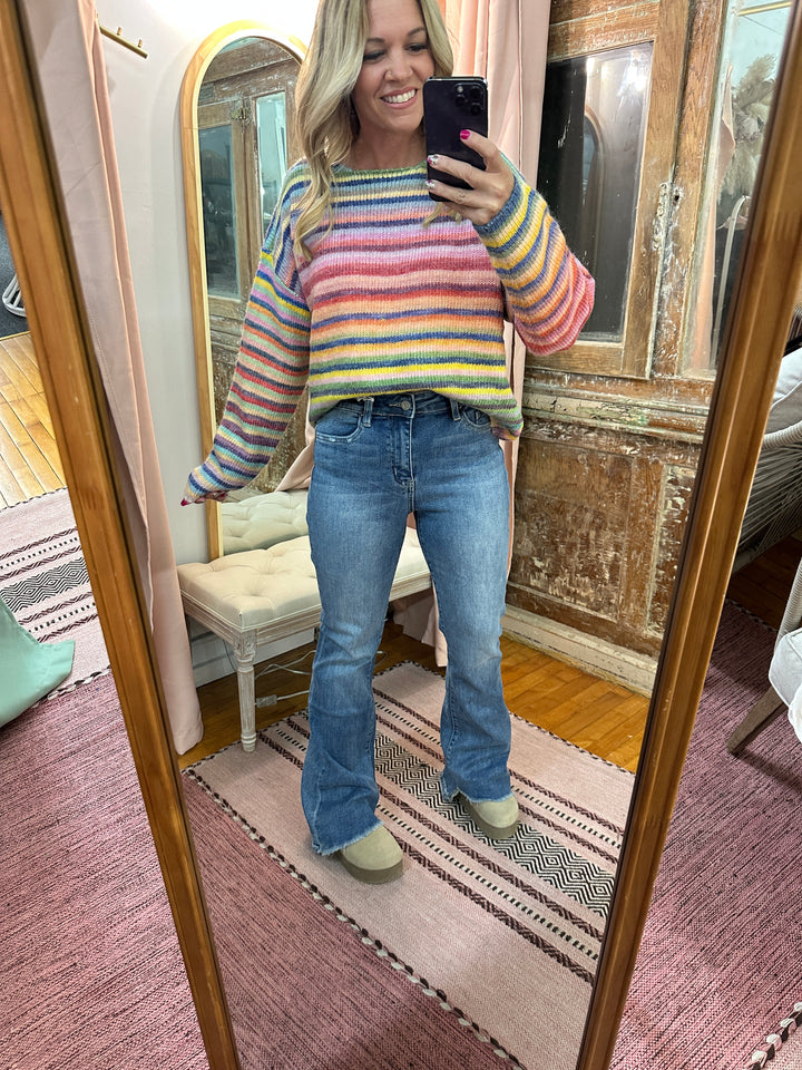 Lovervet Slant Cut Flare Hem