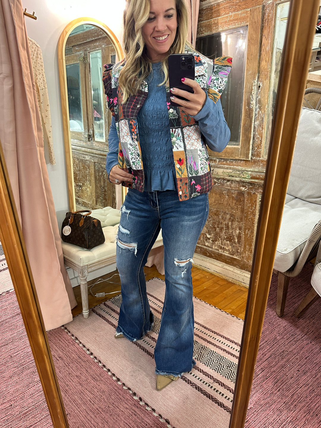 Rustic Garden Puffer Vest