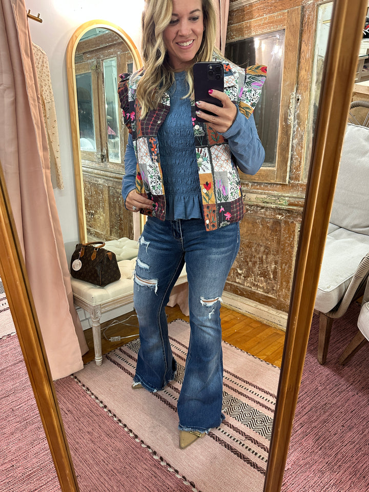 Rustic Garden Puffer Vest