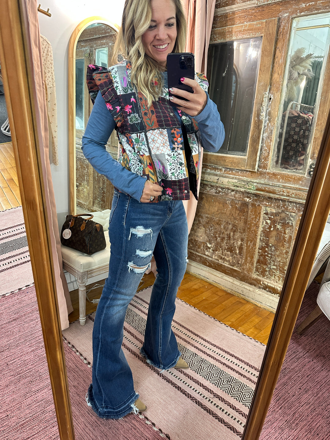 Rustic Garden Puffer Vest